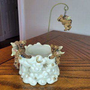 Boyds Bears Resin #27722 Winged Angels Heaven Candleholder